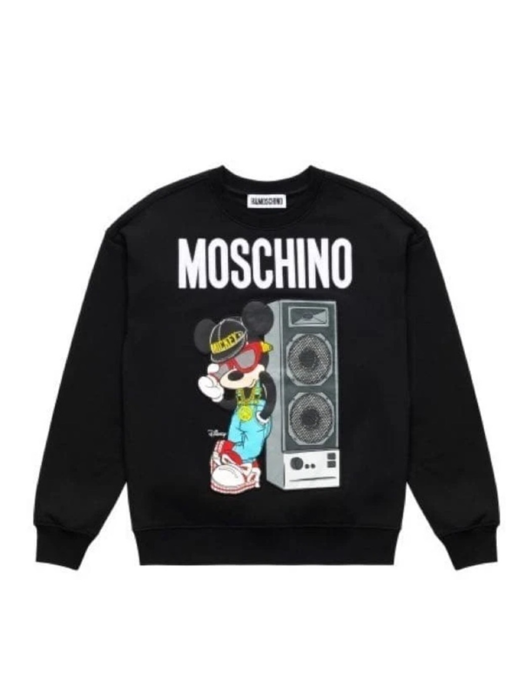 Moschino x H&M x Disney Mickey Sweatshirt Size Small Oversized